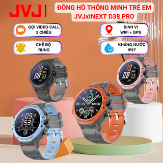  Đồng Hồ Thông Minh Trẻ Em JVJxInext D38 Pro – Lắp SIM 4G Nghe Gọi 2 Chiều Video Call Định Vị Kháng Nước IP67-BH 12Th 