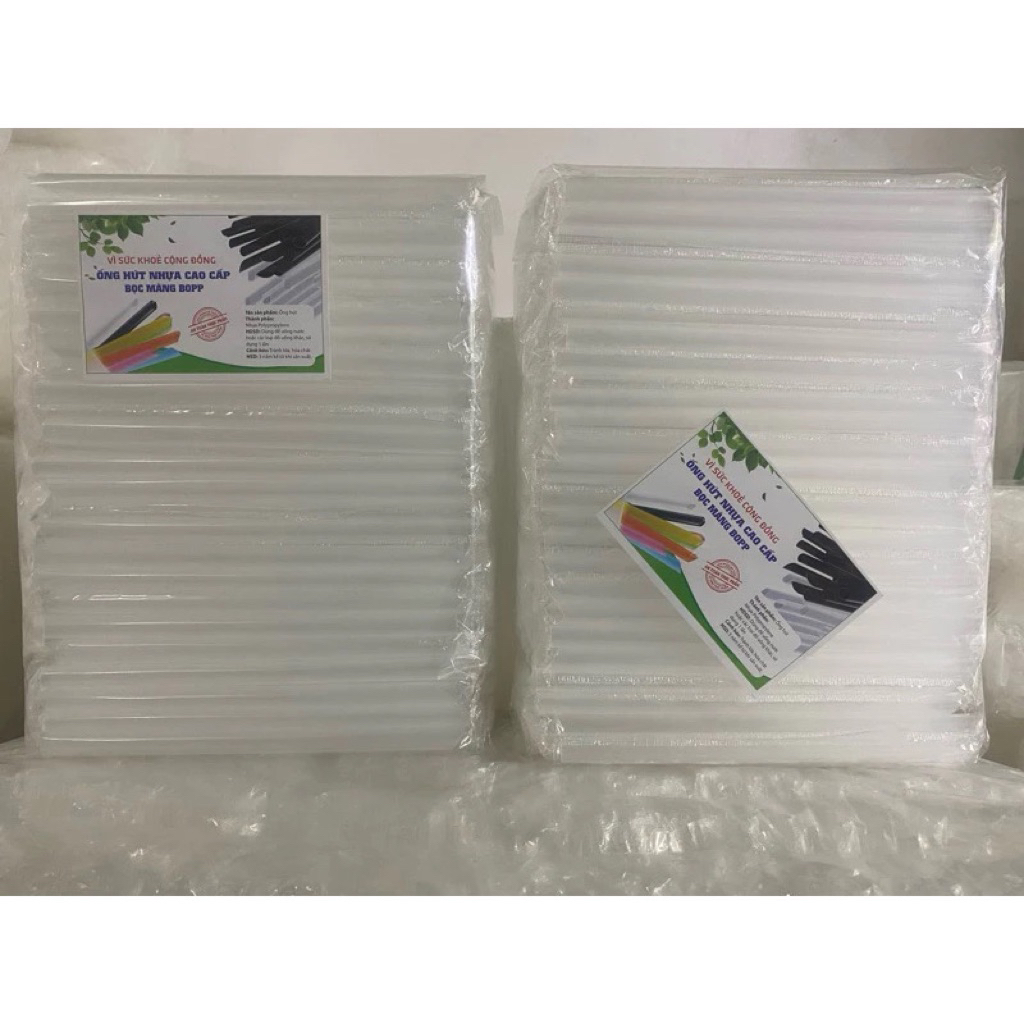 Bịch hút trà sữa Phi 12 có màng bọc