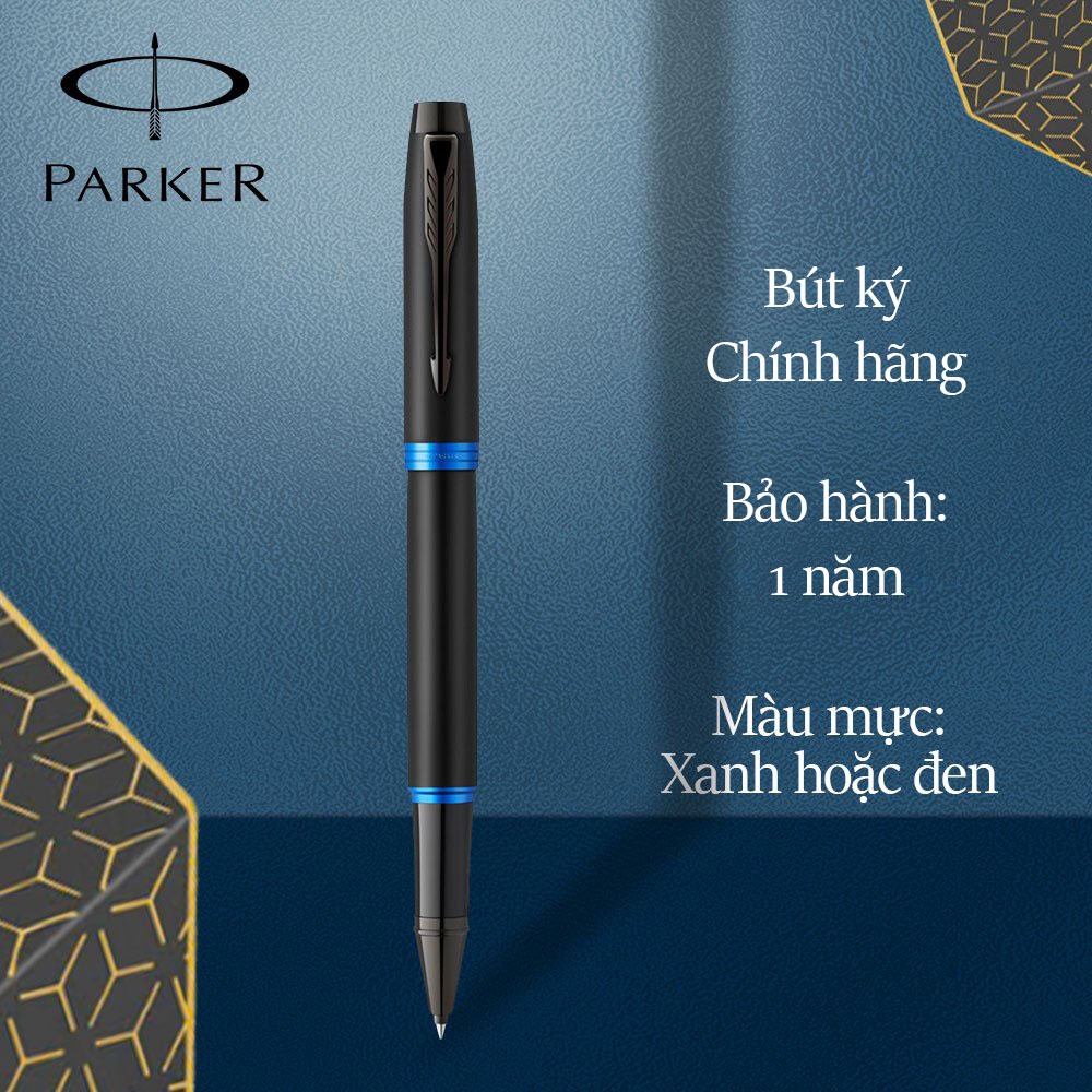 Bút Dạ Bi Parker IM Vibrant Rings Rollerball Pen Chính Hãng, Thiết Kế Trẻ Trung, Quà Tặng Cao Cấp
