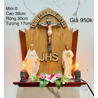  Bàn Thờ Công Giáo Nhỏ gọn - size nhỏ   kt: 40x30x14cm  