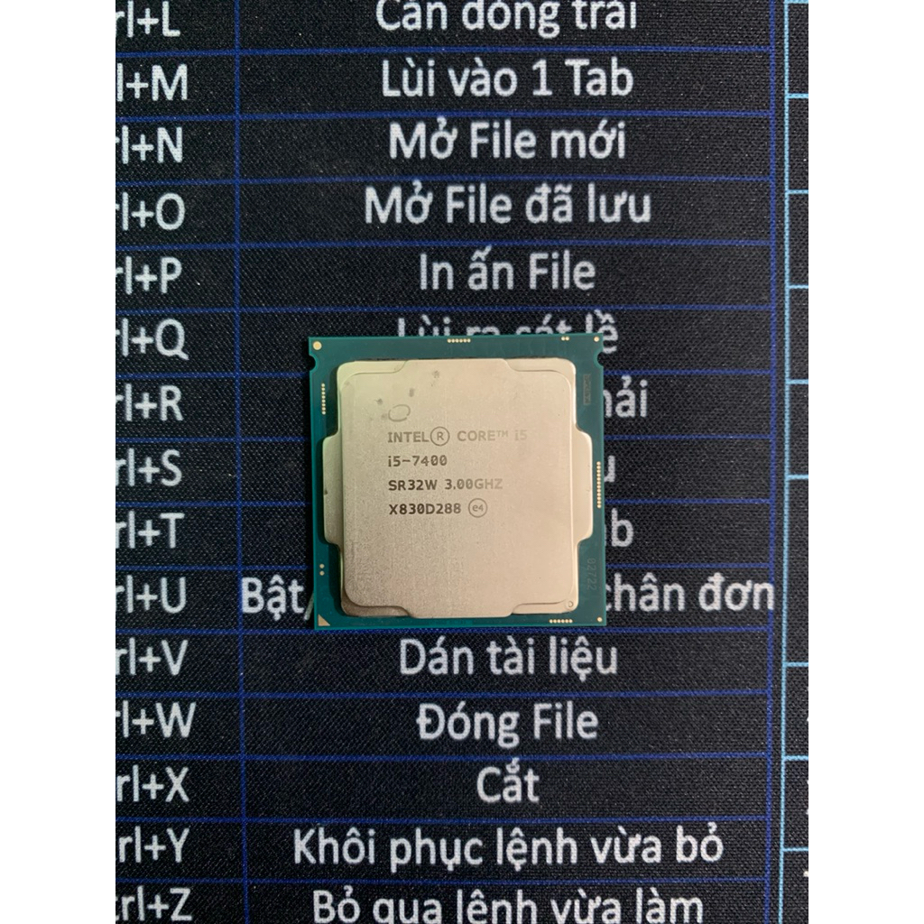 CPU i5-7400