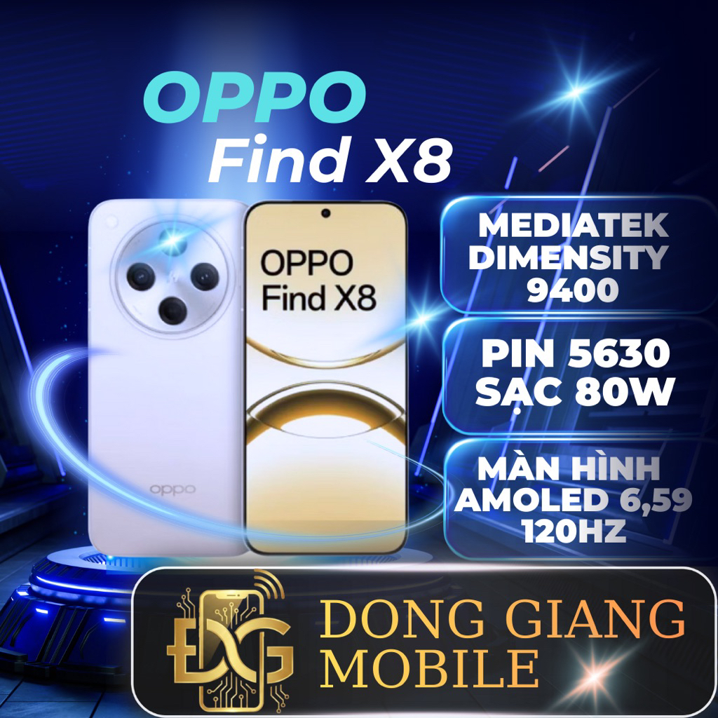 ĐIỆN THOẠI OPPO Find X8 16GB/512GB