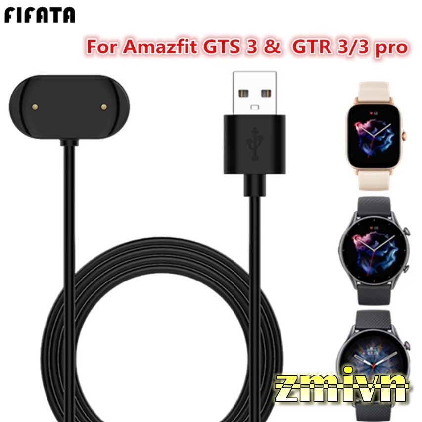 Cáp sạc USB cho r Amazfit GTR 3 pro GTR3 GTS3 Charger For GTR2 GTR2e Bip u T-rex pro GTR 3 GTS 3