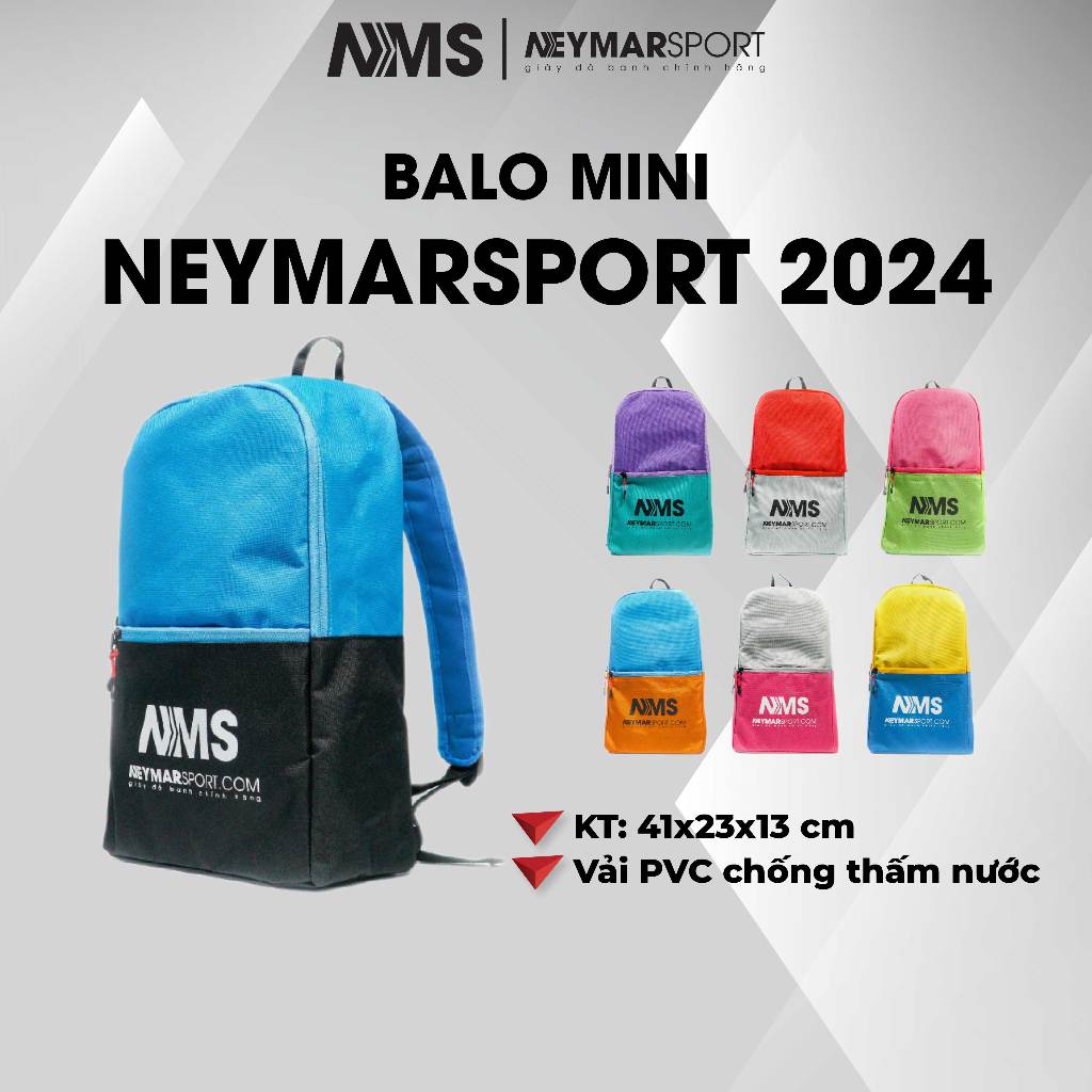 [KHÔNG IN] Balo mini NEYMARSPORT mẫu mới 2024 đựng đồ dùng sách vở, dụng cụ thể thao