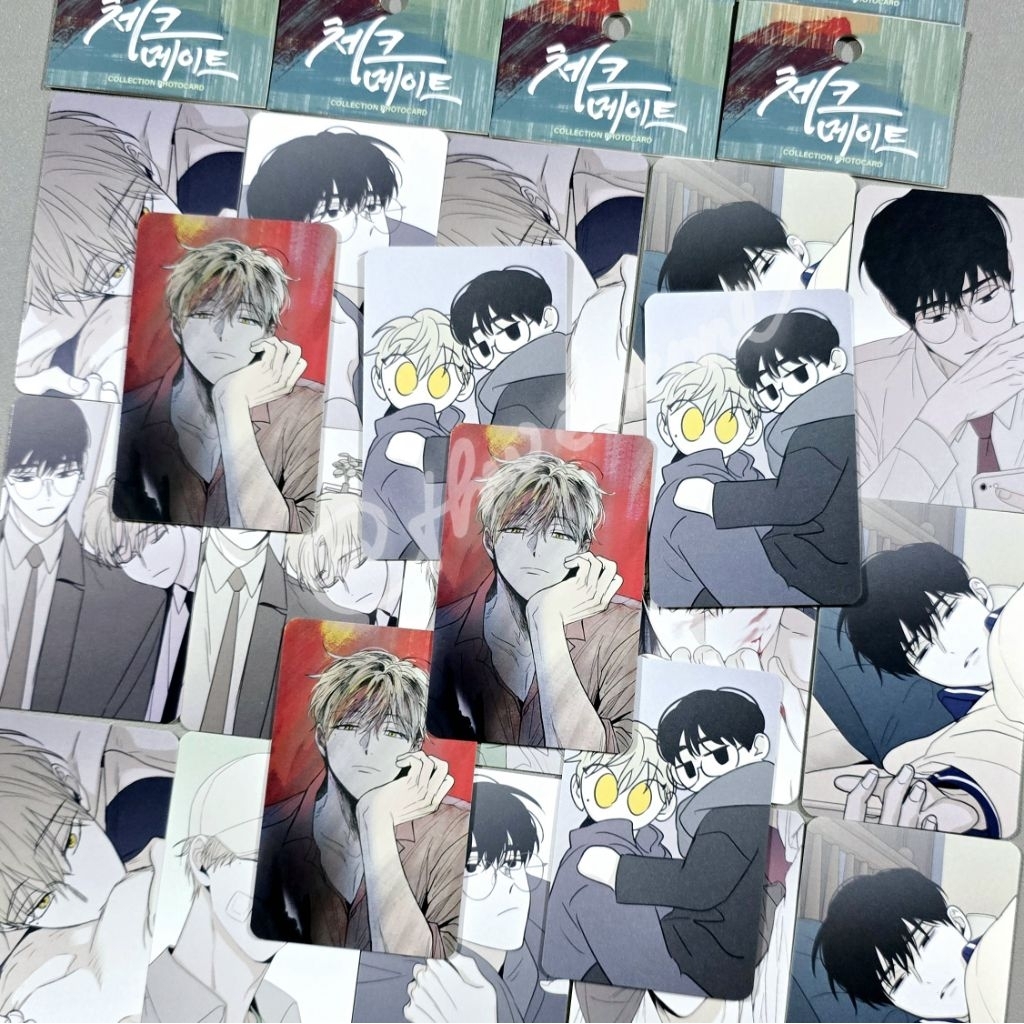 (SẴN) Thẻ bo góc Manhwa BL ' CHECKMATE ' chính hãng