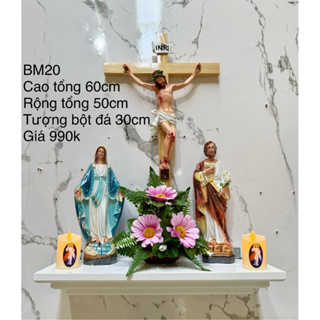  Bàn Thờ Công Giáo nhỏ gọn  combo trọn bộ như hình  
