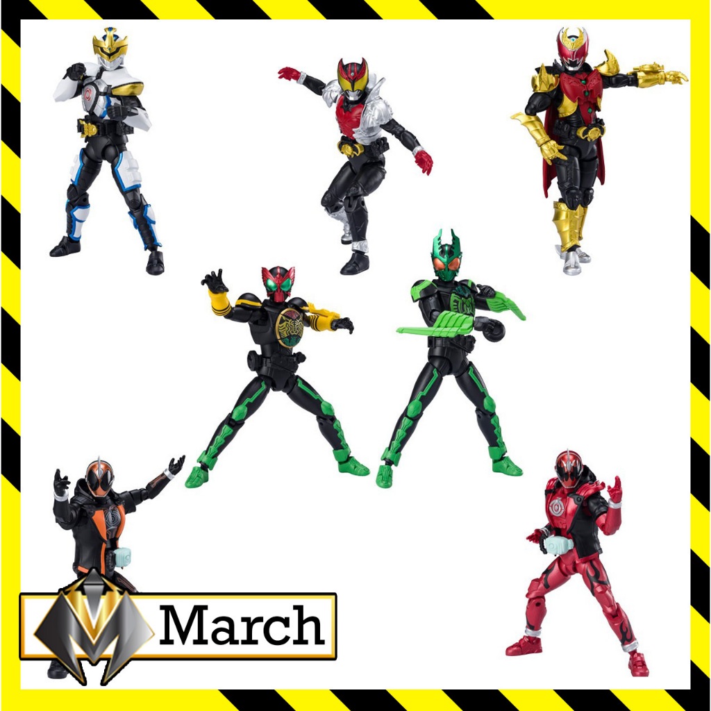 Mô hình Shodo Kamen Rider Kiva, OOO Tatoba, Ixa, Ghost - SODO Siêu Nhân Dế