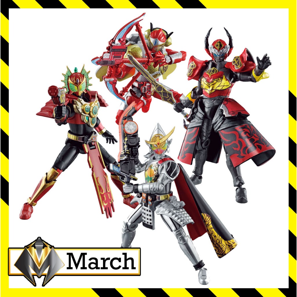 Mô hình SODO Kamen Rider Gaim Kiwami Arms , Ryugen , Baron Lemon - Siêu Nhân Dế