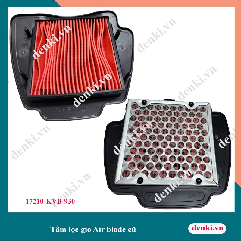 Tấm Lọc Gió xe Airblade chế cơ / Click Cũ - chế cơ (KVB)