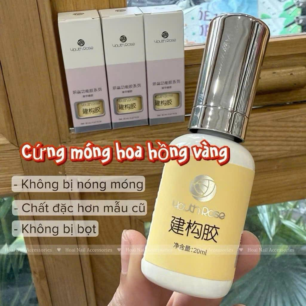 base top cứng hoa hồng cao cấp 20ml