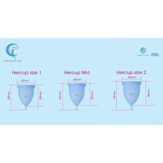 Cốc nguyệt san Hercup( có quà tặng siêu xịn)