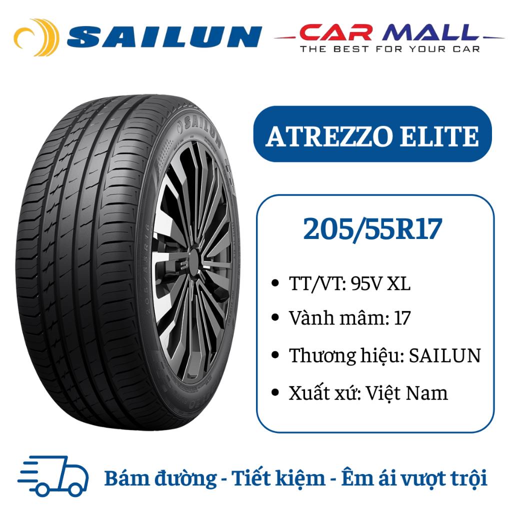 Lốp ô tô du lịch SAILUN 205/55R17 ATREZZO ELITE