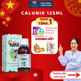   Quà Xinh  Canxi Sinh Học CALUNIK Imochild Bổ Sung Canxi LipoCal D3 K2 Tăng Chiều Cao Cho Bé Lọ 125ml 