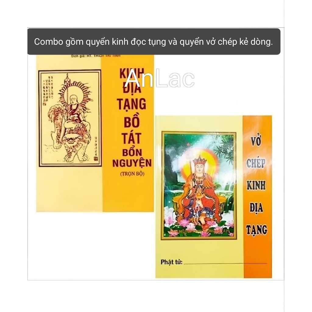 Combo 20 quyển vở chép và 20 quyển kinh đọc