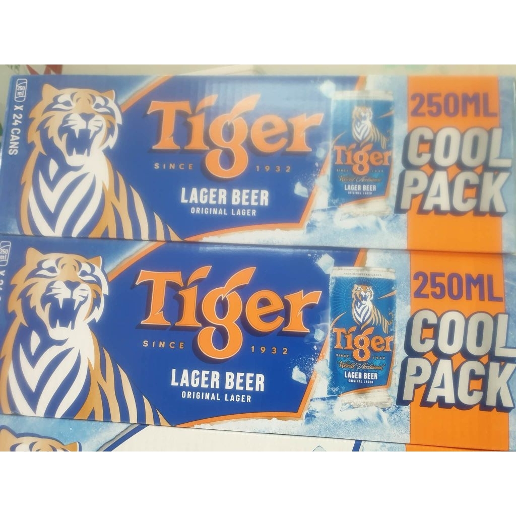 BIA TIGER NÂU COOPACK 250ML 24 LON