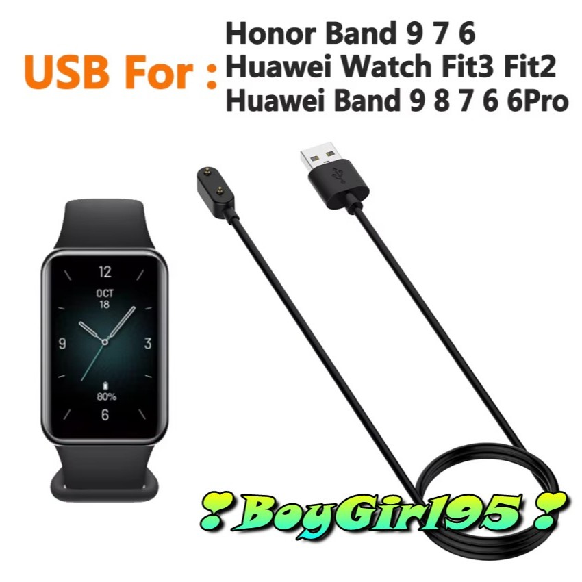 Cáp sạc Usb thay thế cho Honor Band 9 7 6 USB Charger Huawei Band 9 / 8 / 7 / 6 / 6Pro/ Huawei Watch