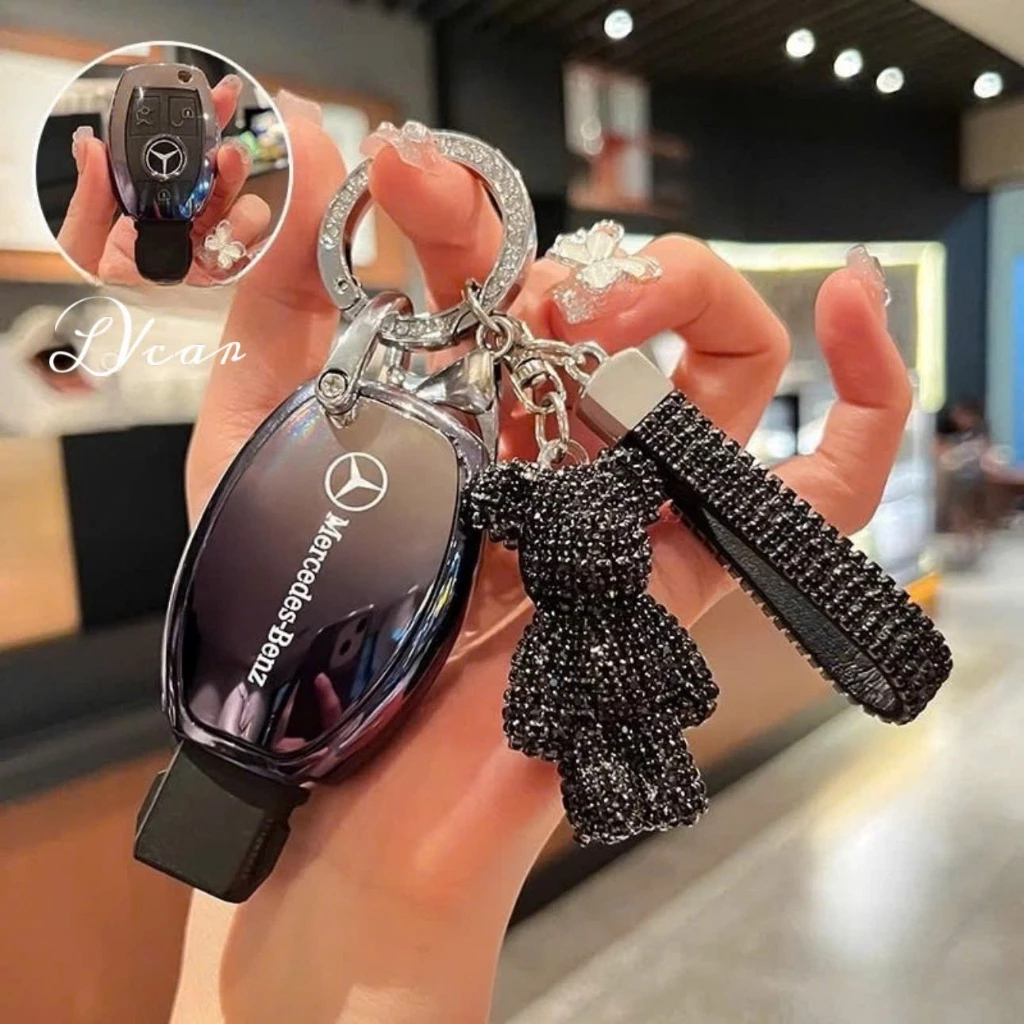 ỐP TPU mẫu mới Omber siêu sang các dòng Mec Benz dùng cho khóa xe Mercedes-Benz, c300,c200, c250, ..