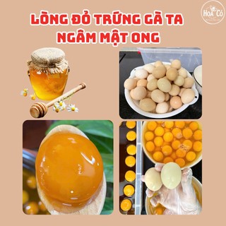 Lòng đỏ trứng gà ta ngâm mật ong thơm ngon bổ dưỡng, rất ngon