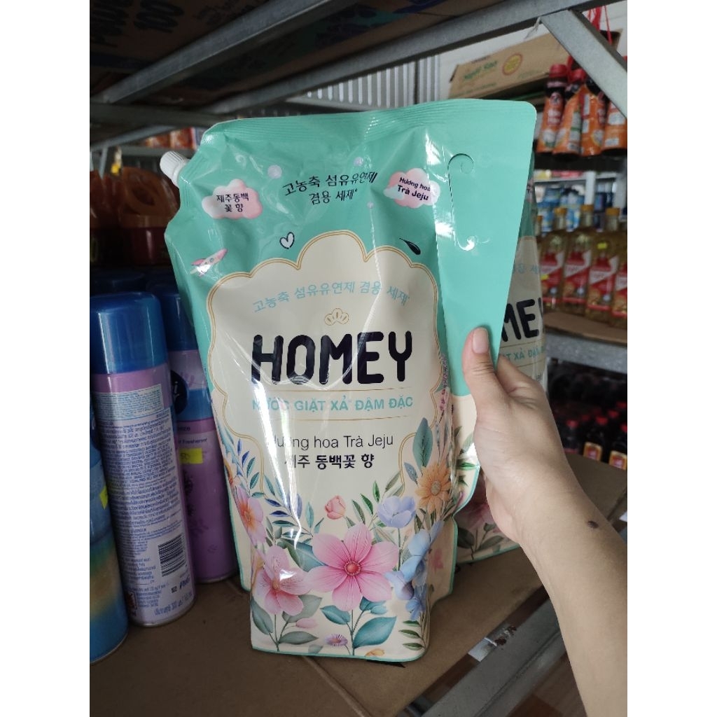 Túi nước giặt hương hoa trà HOMEY 3,4Kg.