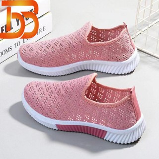 TBB Giày thể thao nữ, vải mềm mại, thoáng khí, siêu nhẹ, thời trang