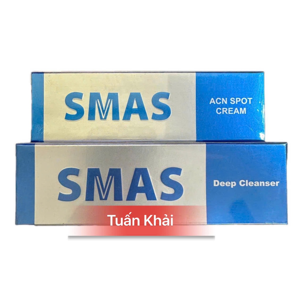 Sữa rữa mặt SMAS và kem mụn  SMAS