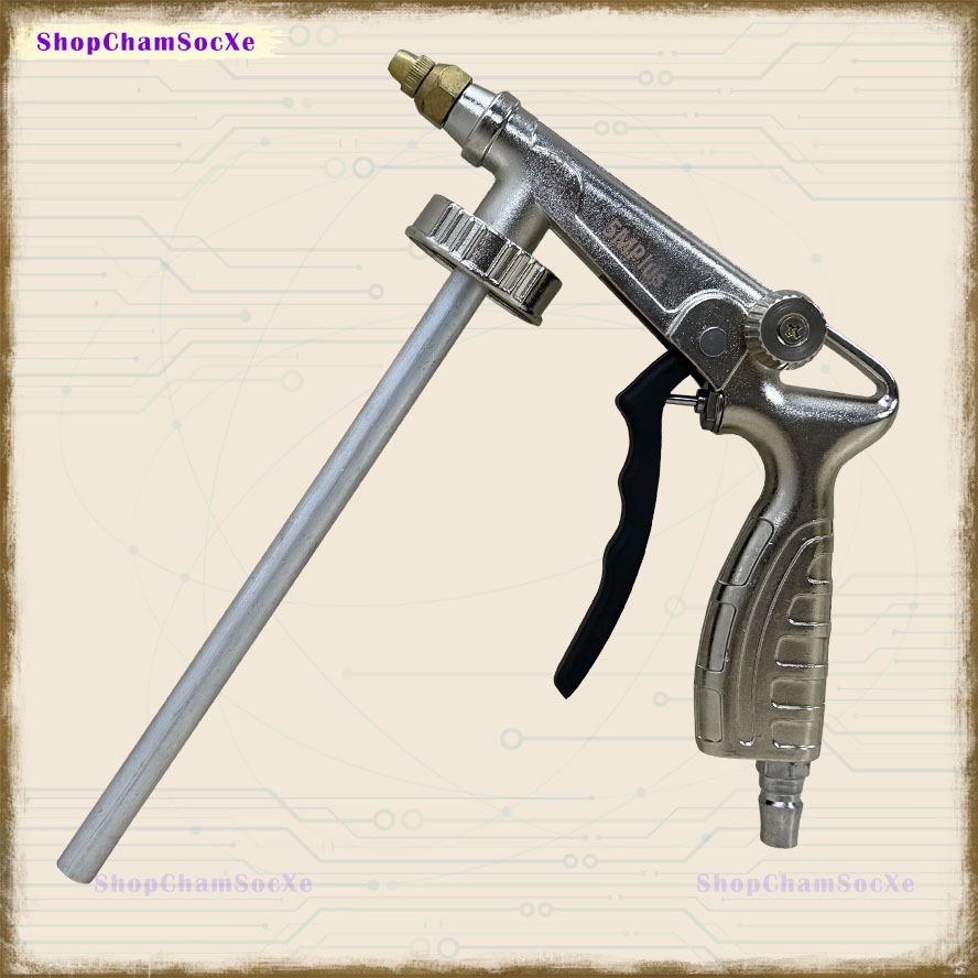 Súng xịt sơn phủ gầm xe ô tô P1262 tương thích với chai sơn phủ gầm 1L Wurth, Onzca, Forch, Liqui Mo