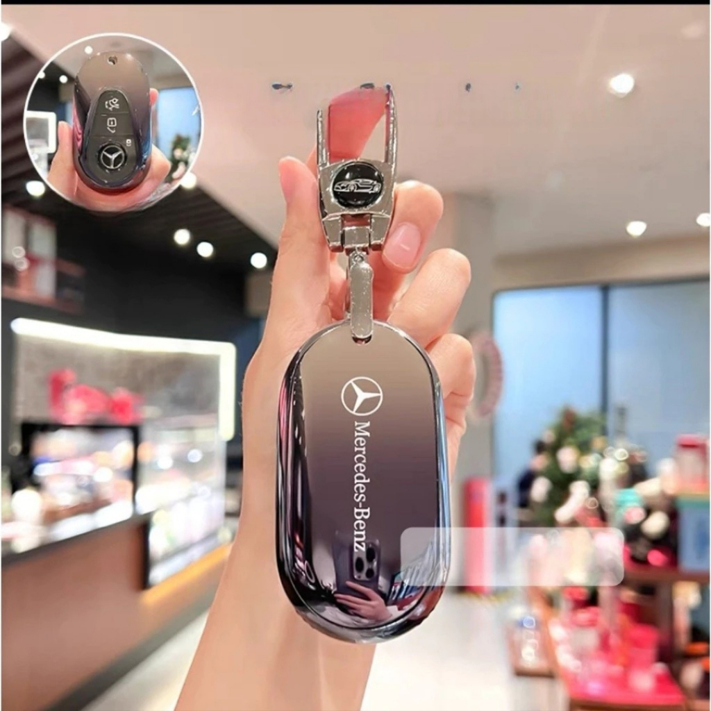 Ốp khóa xe màu omber dùng cho Mec C300: Mercedes Benz C GLC class S class E class GLS mới nhất 2024