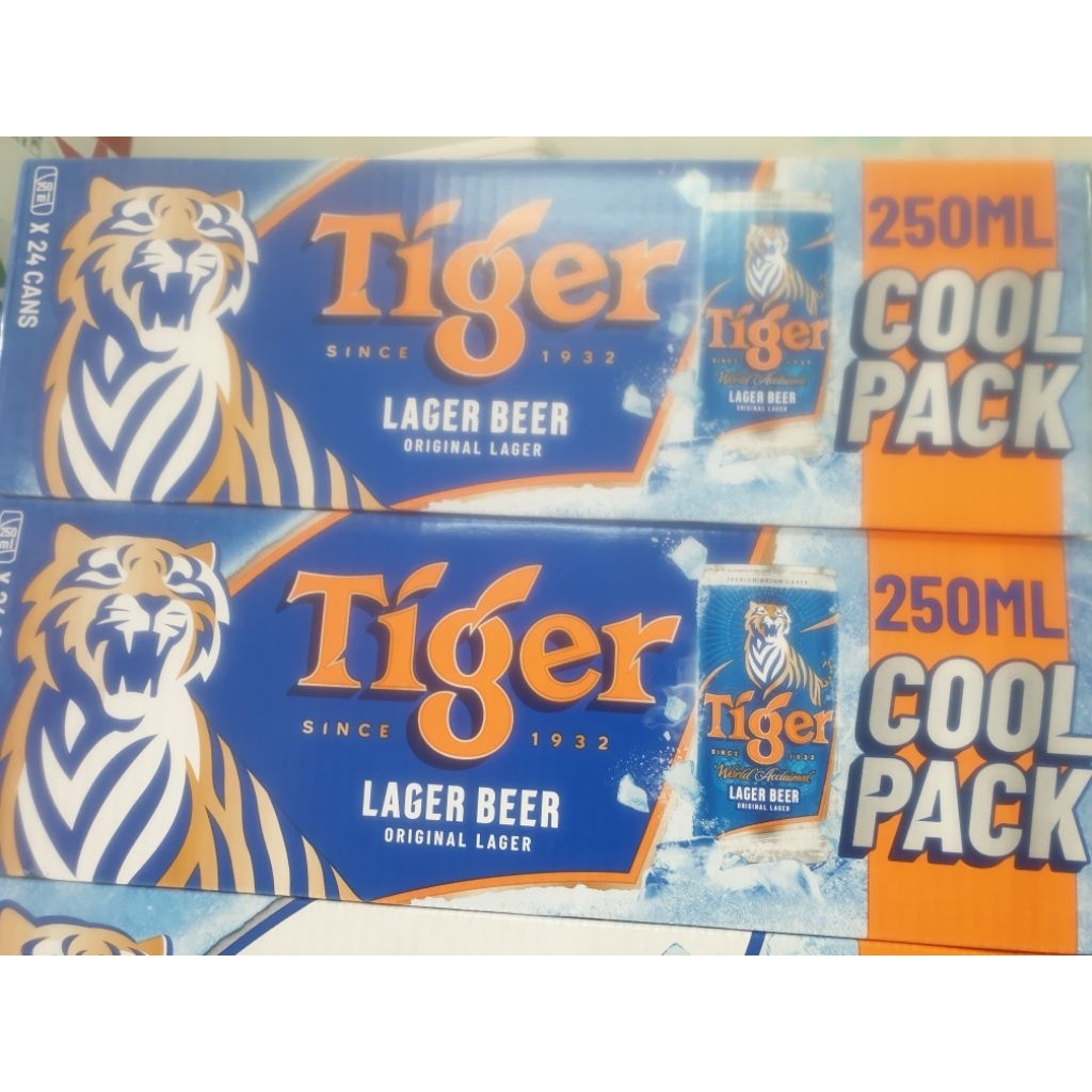 BIA TIGER NÂU COOPACK 250ML 24 lon
