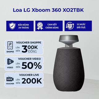  Loa Bluetooth LG Xboom 360 XO2TBK  - Pin bền 15 giờ - Bảo Hành 12 Tháng 