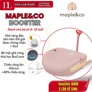  Ghế Nâng Ngồi Ô Tô Maple&Co Booster - 3-12 Tuổi Chuẩn An Toàn i-Size R129 ISOFIX - Chính Hãng Mỹ 