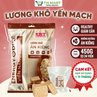  Lương Khô Ăn Kiêng SBT Vị Yến Mạch Loại 900g Eat Clean Ít Calo Giảm Đường Ít Ngọt Phù Hợp Ăn Kiêng 