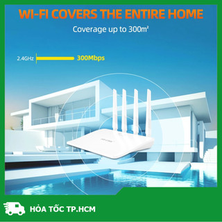 Router Wifi PIX-LINK LV-WR21Q Chuẩn 802.11N Tốc Độ 300Mbps – 4 Anten – 4 Cổng LAN