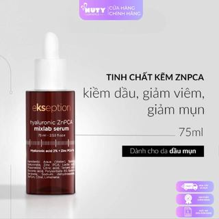  Tinh Chất Giảm Mụn Kiềm Dầu Ekseption Hyaluronic ZnPCA  75ml  