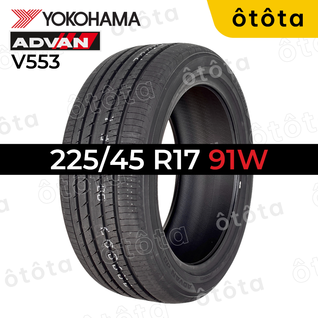 Lốp ô tô Yokohama ADVAN dB V553 225/45 R17 91W - Chính hãng BH 5 năm (225/45R17, 225 45 R17)