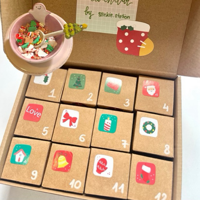 Advent calendar Quà giáng sinh bánh kẹo Scoop order lucky scoop ngẫu nhiên