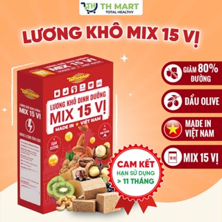 [VOUCHER 50K] Lương Khô Mix 15 Vị Hạt Dinh Dưỡng Và Trái Cây Bổ Sung Năng Lượng Ăn Vặt Ăn Thay Bữa