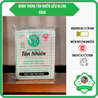  2 xấp bánh tráng mỏng TÂN NHIÊN cuốn rau sống đặc sản Tây Ninh 