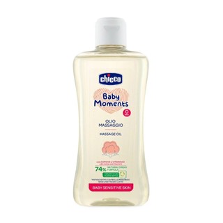 Dầu massage chiết xuất hạt bông 0M+ Chicco 200ml - 117283