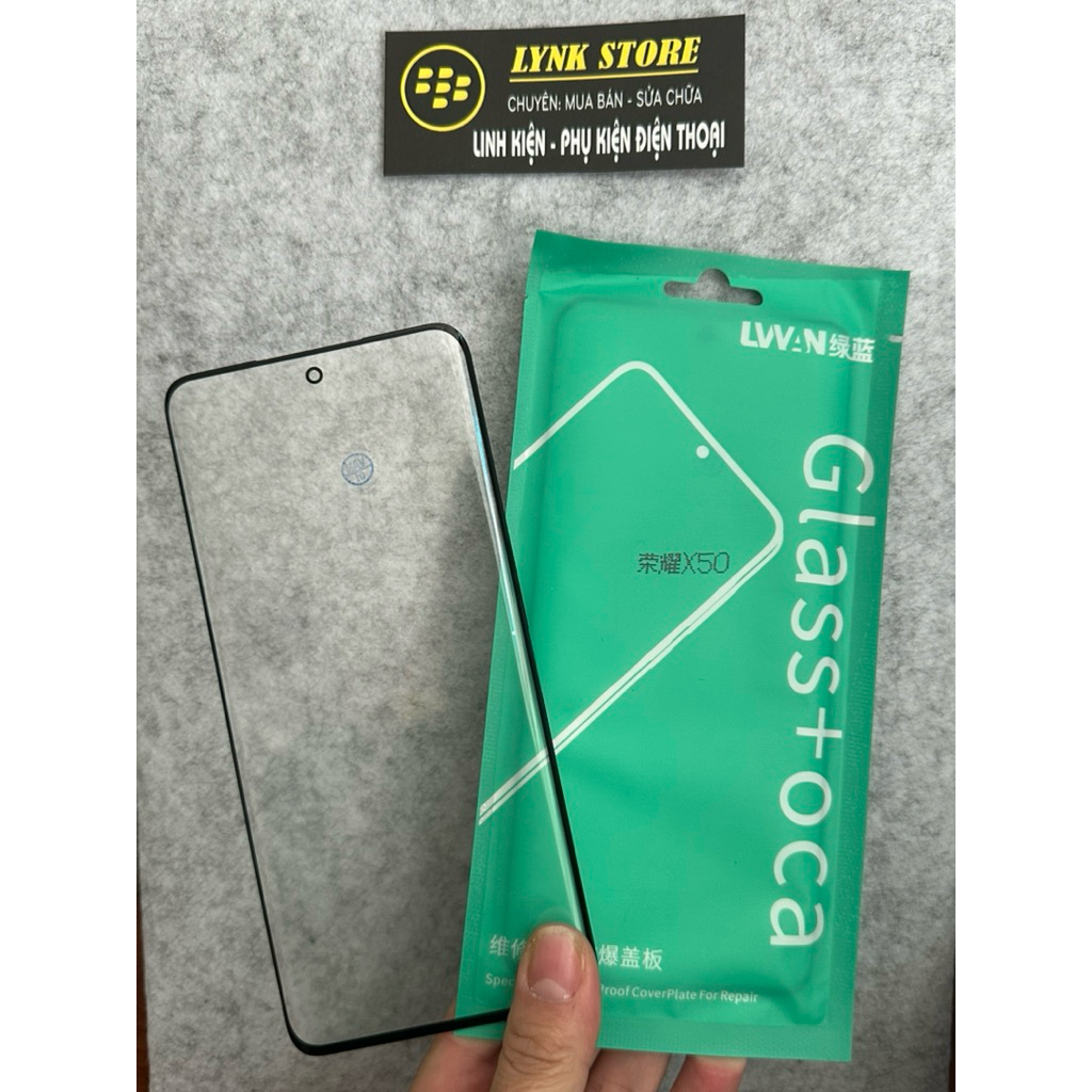 Kính Ép Liền Keo OCA Cho Điện Thoại Honor X50/ X50 GT