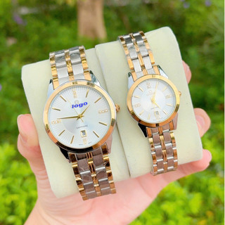  Đồng Hồ Nam Japan Quazt Watch dây thép không gỉ sang trọng đẹp đẽ omega chống nước tuyệt đối. 