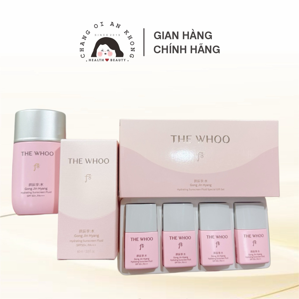 Kem chống nắng the whoo hydrate suncreen fluid