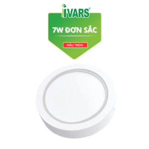 Đèn Led Panel Ốp Nổi Tròn Ivars - Công suất 7W