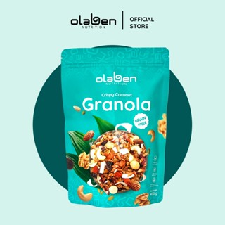  Granola Không Yến Mạch - Crispy Coconut No-Grain Granola - Siêu Hạt Dinh Dưỡng by Olaben Nutrition 