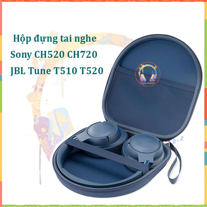 Hộp đựng tai nghe Sony wh ch720 ch520 tai nghe jbl tune t510 t520