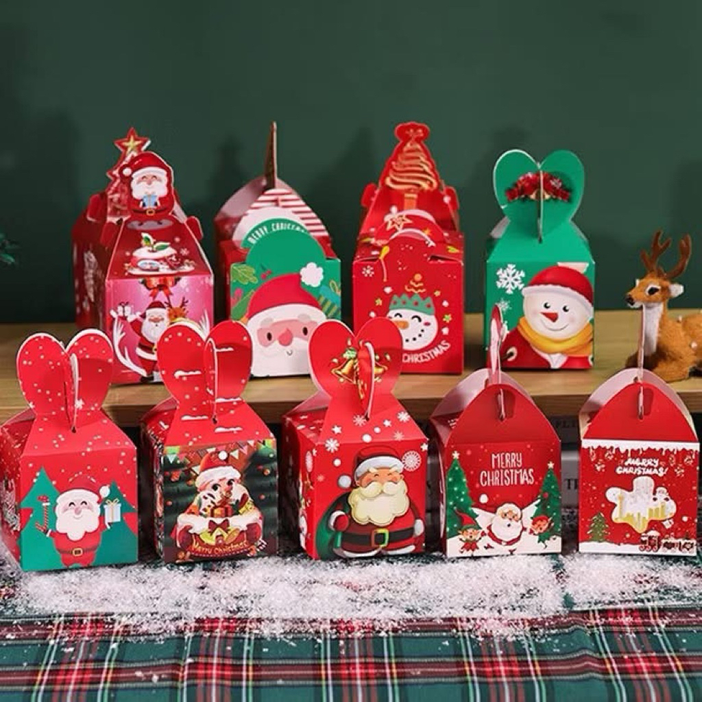 Combo 10 hộp quà noel làm quà tặng