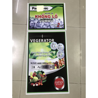 Combo 10 tem dán tủ lạnh pa****nic