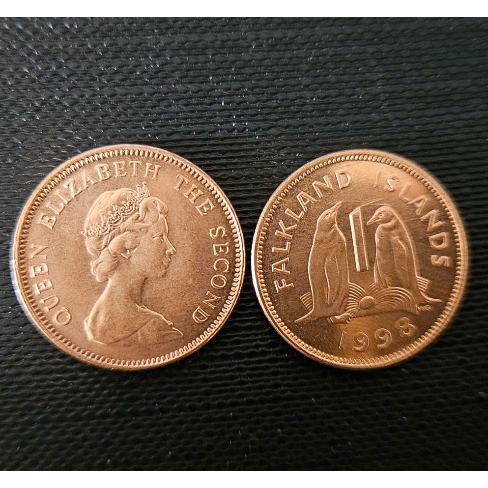 1 Penny của quần đảo Falkland 1998