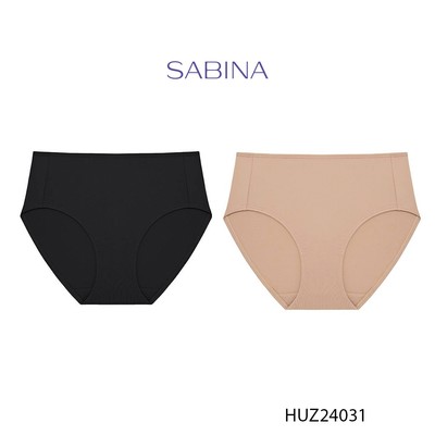 Combo 2 Quần Lót Lưng Vừa Cạp Cao Màu Trơn Habpy Panty Zone By Sabina HUZ24031