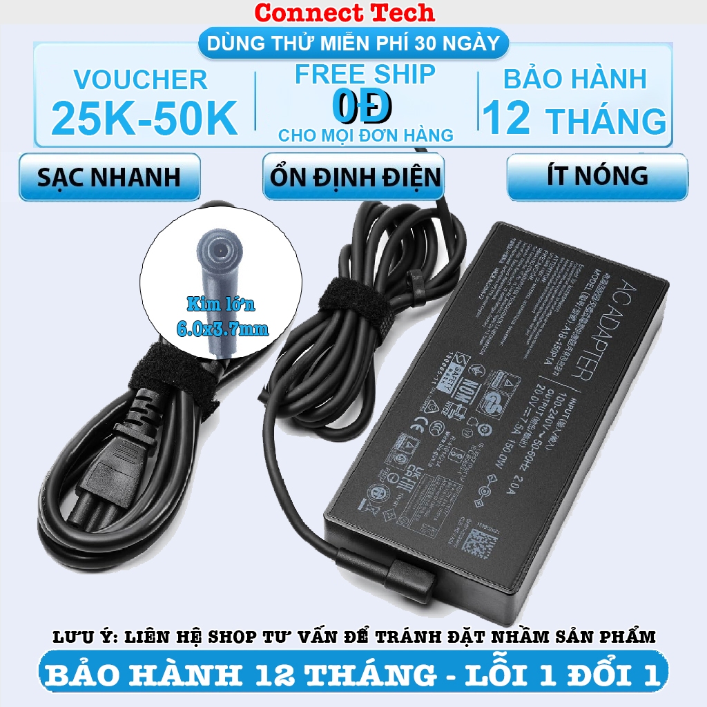 Sạc Laptop Asus ROG Strix G15 G513, G16 G614 G615, G17 G713 G733, Sạc ASUS ROG Zephyrus G14 G15 M16