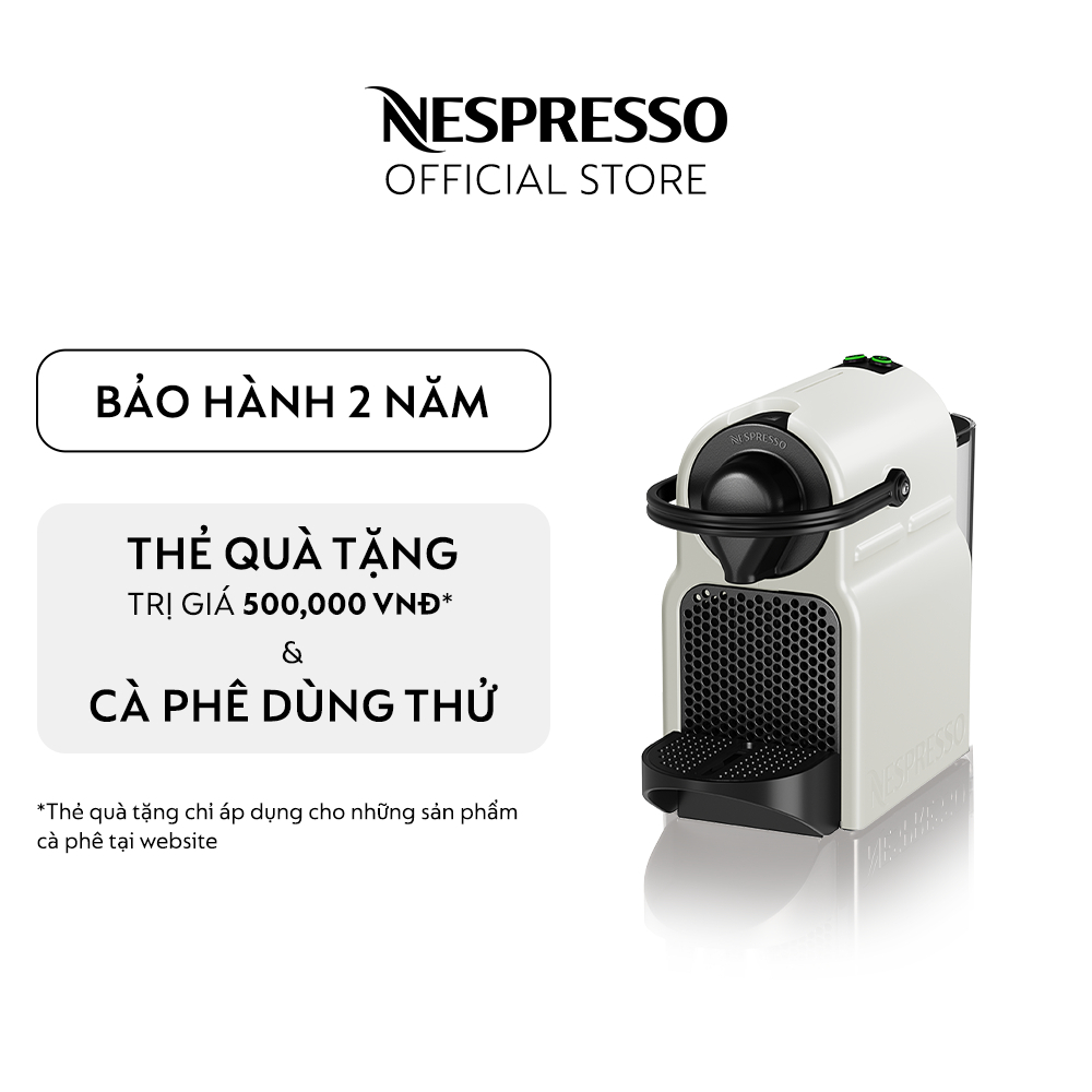 Máy pha cà phê viên nén Nespresso Inissia Trắng